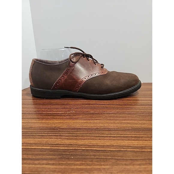GH Bass & Co Saddle‎ Oxford Men 9.5M Brown Leather Shoes 5762 main image 9